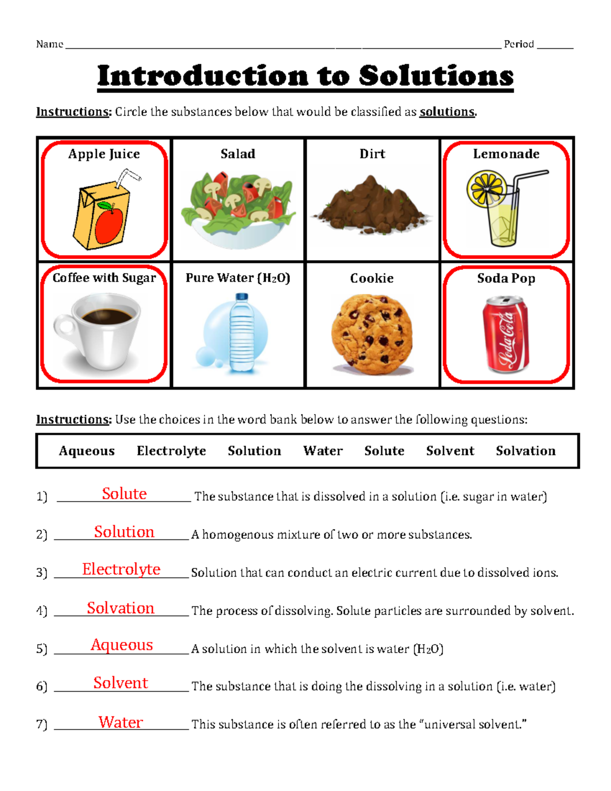 Introduction to Solutions Assignment (SCI 101) - Studocu