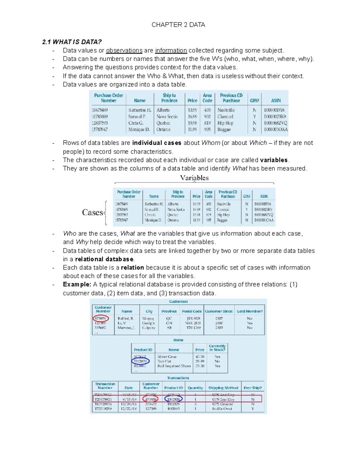 CHAPTER 2 DATA: Understanding Data Types and Collection Methods in COMM ...