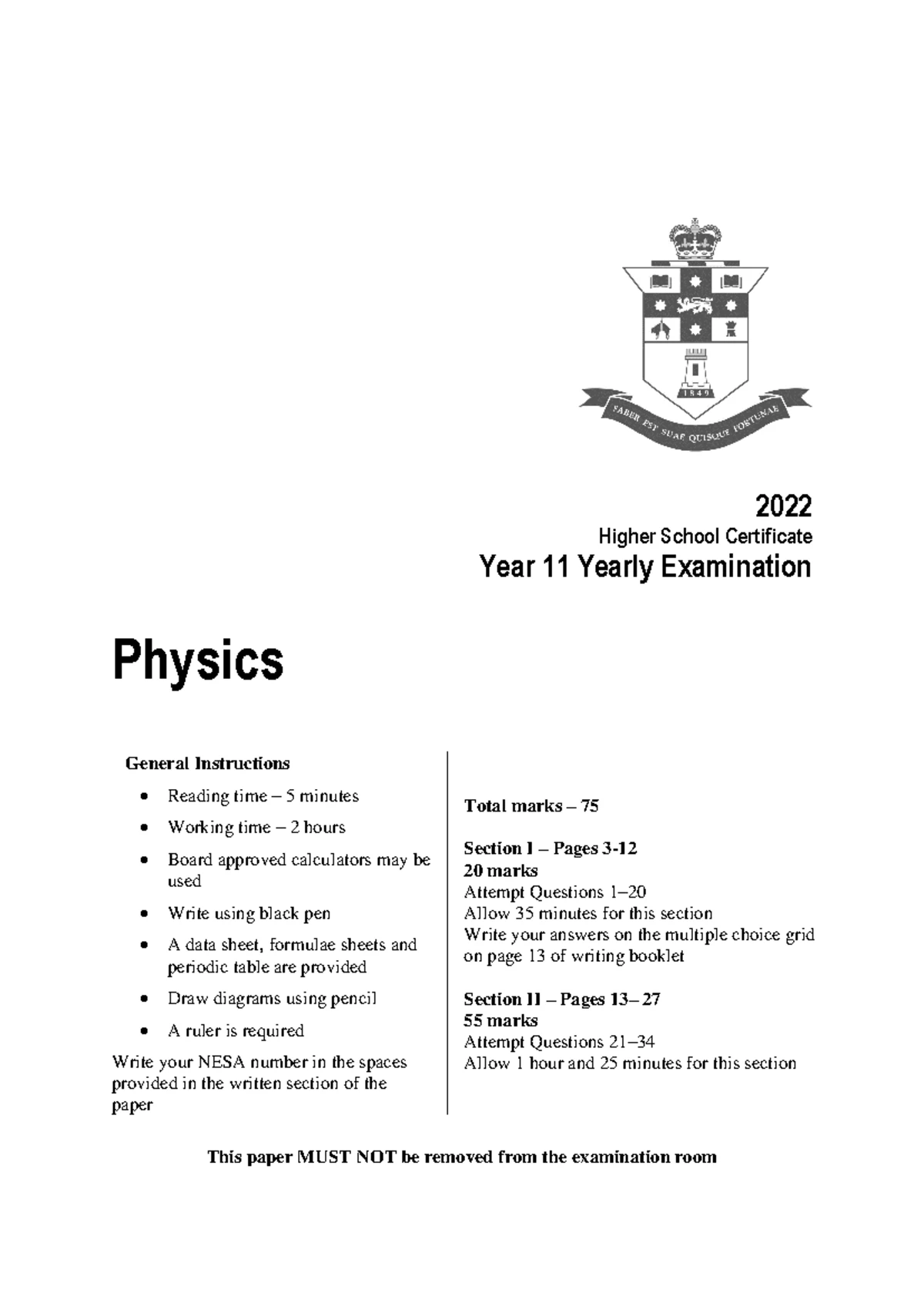Yr 11 PHYS - Task 2 - 2024 - Practical Experiment Summary - Studocu