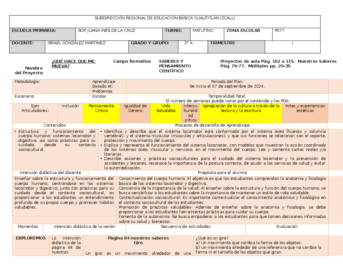 Semana 19 DEL 19 AL 24 DE Enero - SUBDIRECCIÓN REGIONAL DE EDUCACIÓN
