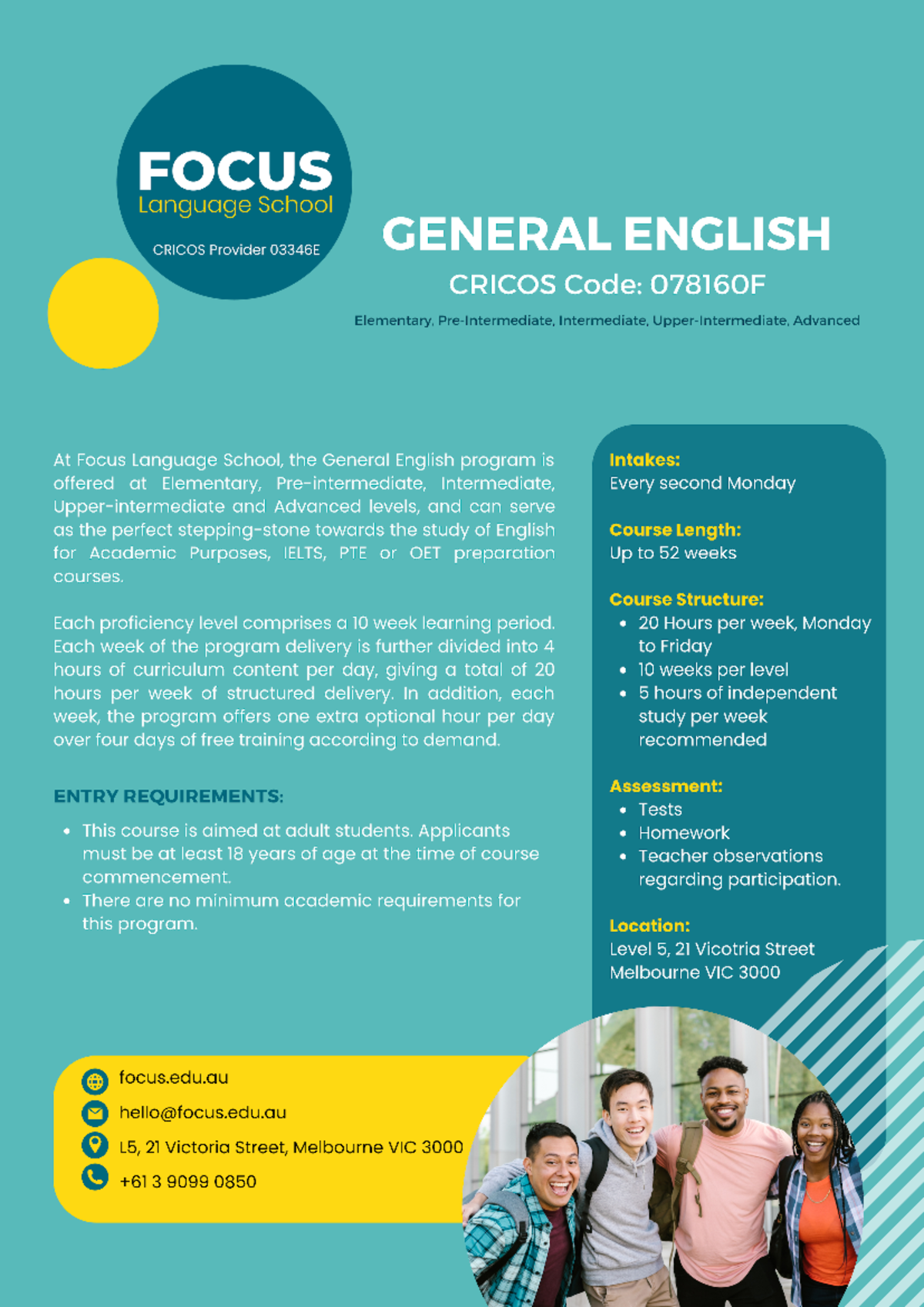(en) GE - tyu thhh thhhhtr thhr - FOCUS Language School GENERAL ENGLISH ...