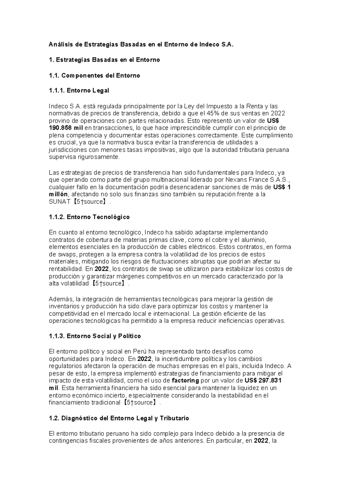 Análisis Financiero y Recomendaciones de CREDITEX S.A. - 2022 - Studocu