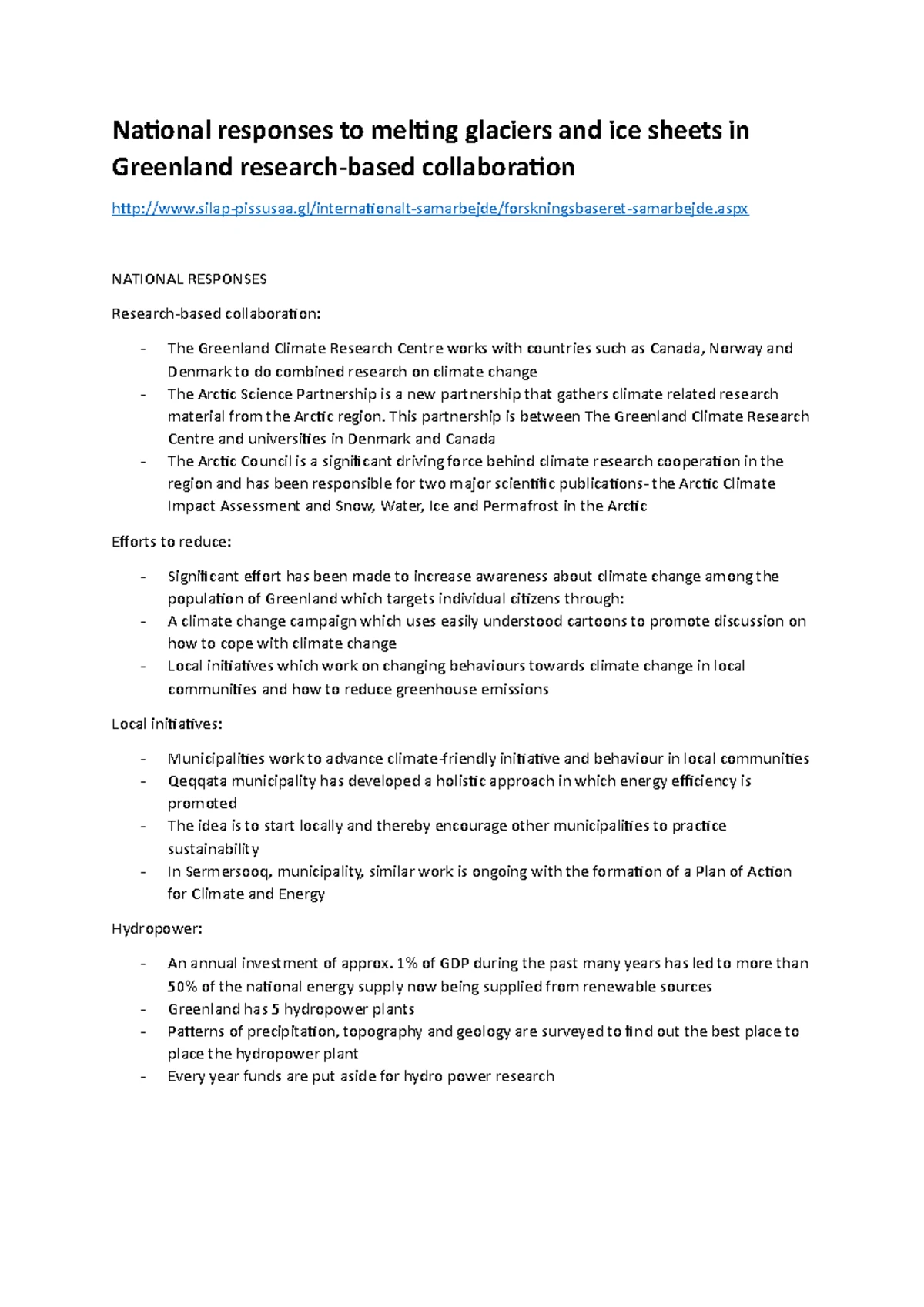 Sheept Factors MGIS - SHEEPT Factors Case Study: MGIS (Melting Glaciers ...
