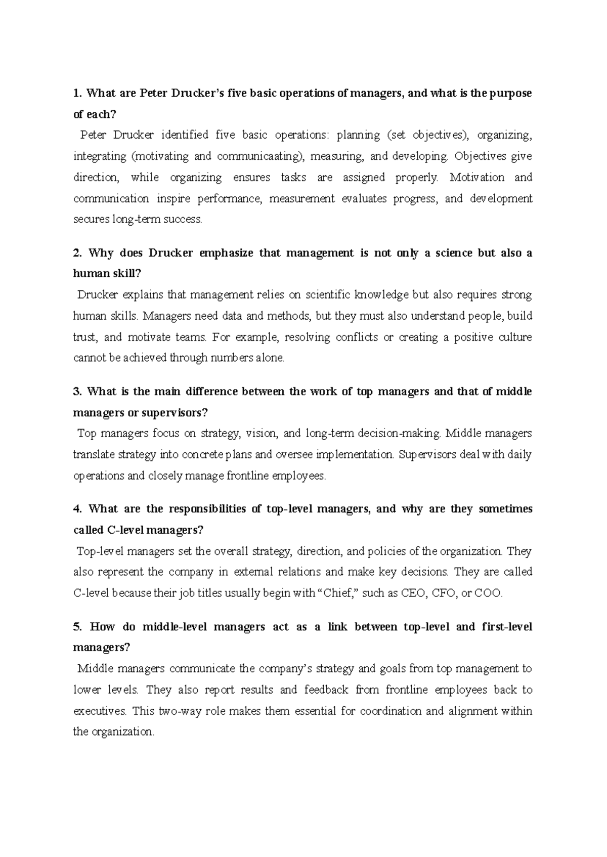 MCQ Final Exam Notes for Management Concepts (MGT101) - Studocu