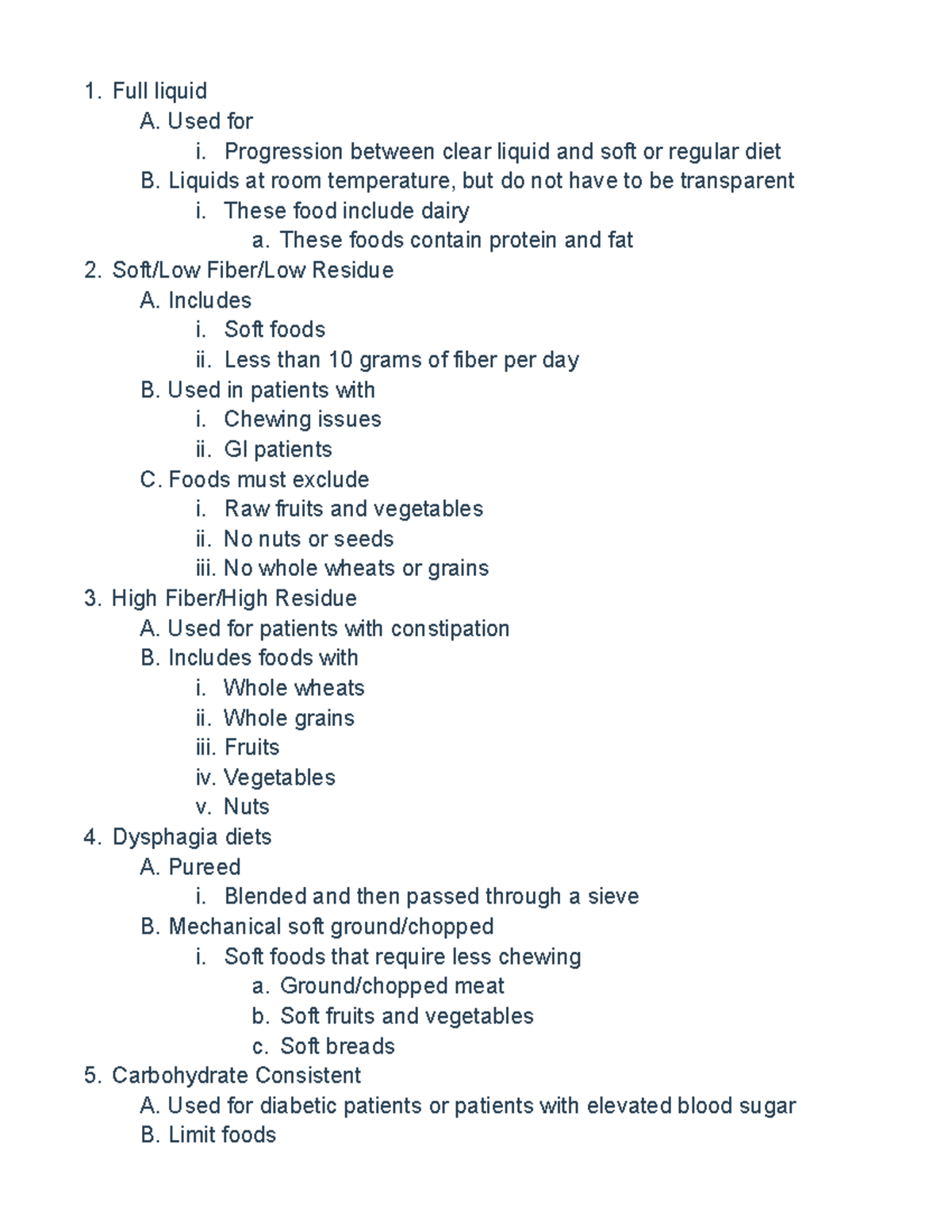 Nutrition Notes 2: Dietary Guidelines for Various Health Conditions ...
