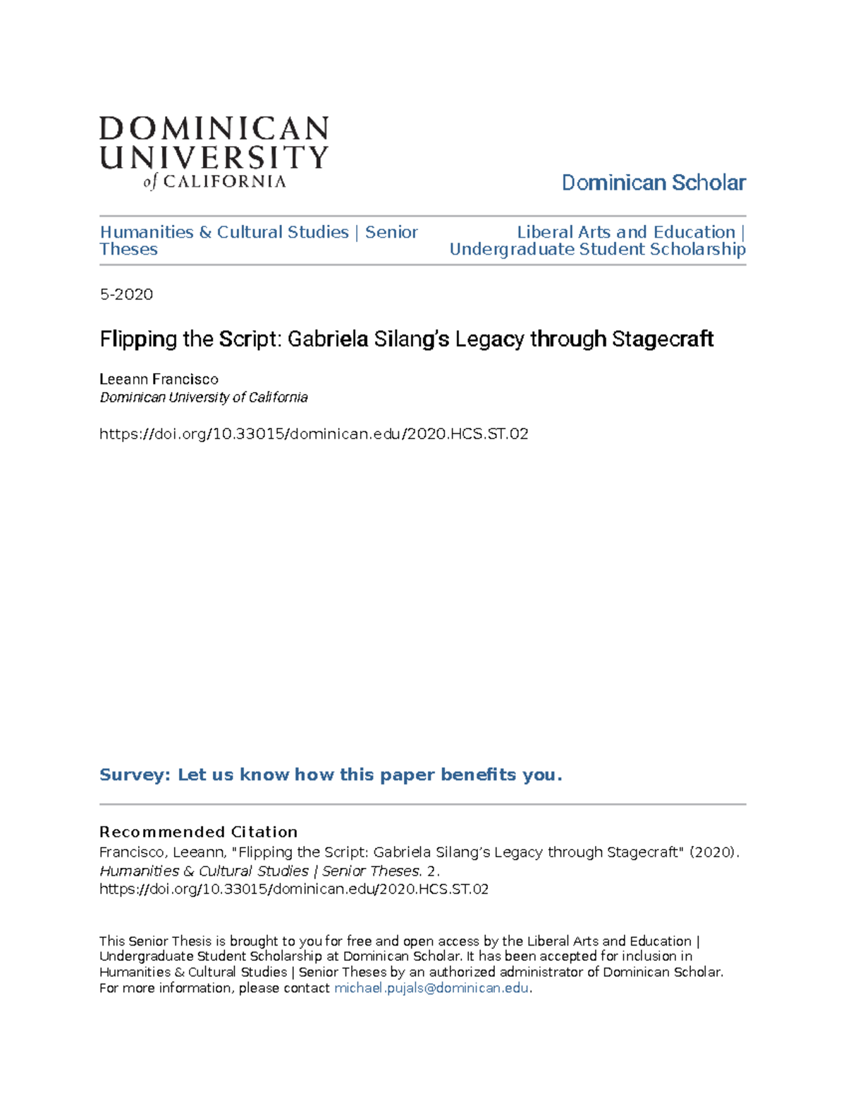 Flipping the Script: Analyzing Gabriela Silang’s Legacy in Stagecraft ...