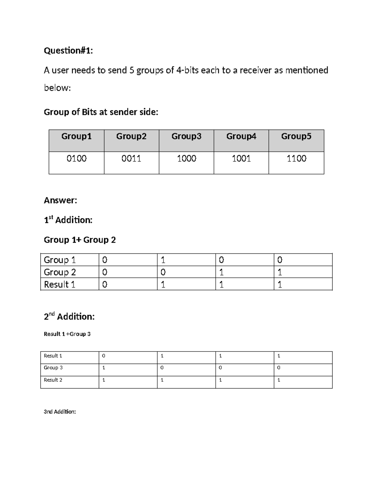 Spring 2025 CS601 Hamming Distance & Binary Addition Notes - Studocu