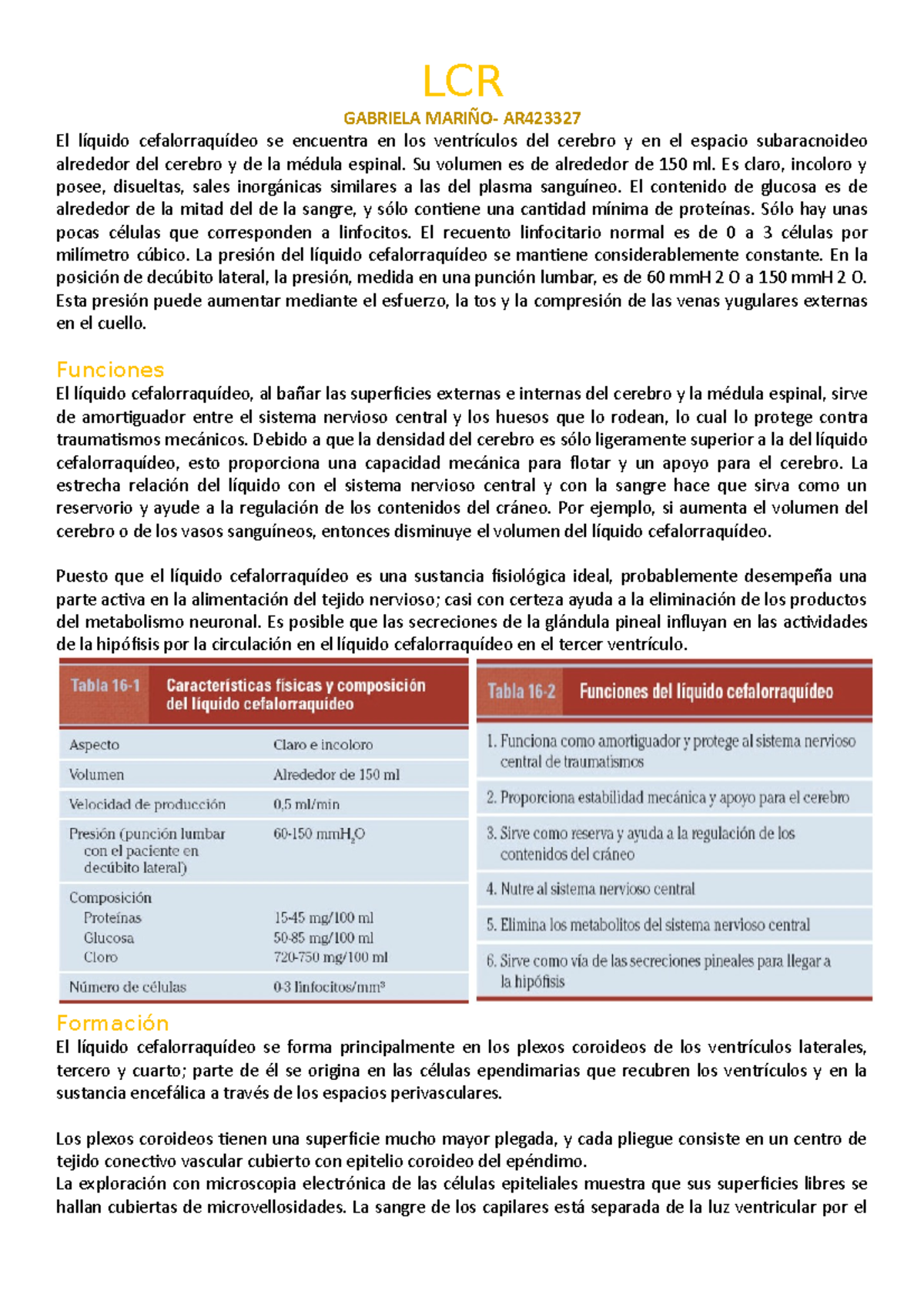 LCR - Funciones, Formación y Circulación del Líquido Cefalorraquídeo ...