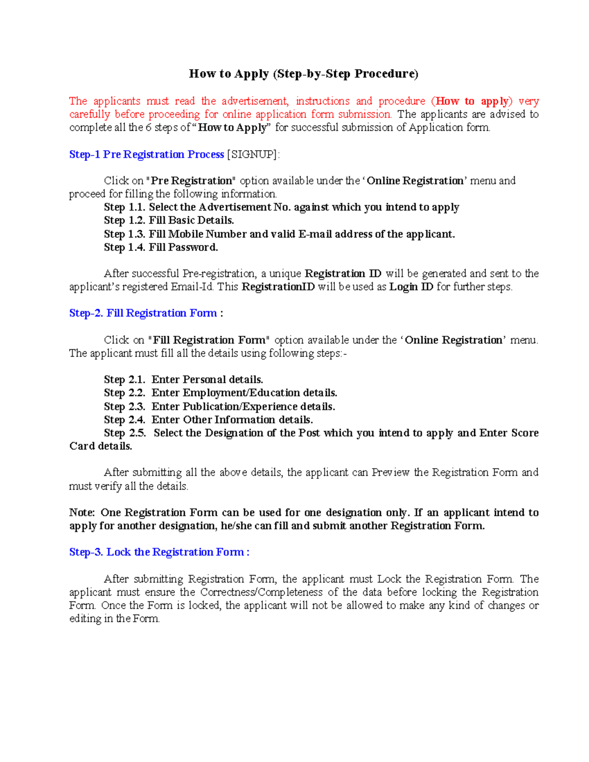 How to Apply: Step-by-Step Guide for Application 1609 - Studocu