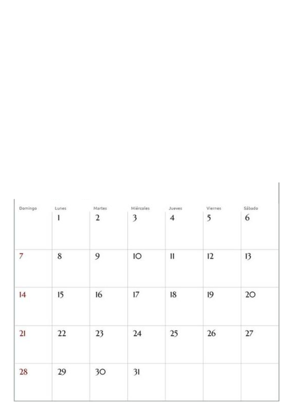 Calendario de Actividades - Semanas I y II - Studocu
