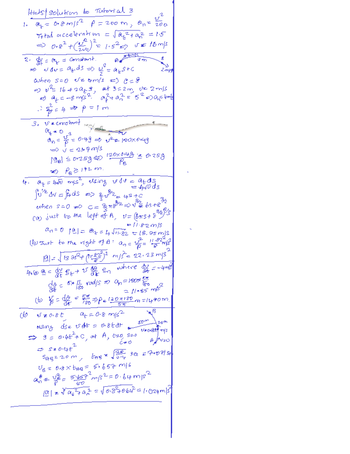 Tutorial 3 Hints for Physics Concepts and Calculations - Studocu