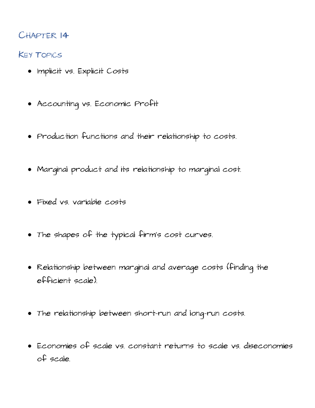 ECO 101 Chapter 14-17 Lecture Notes - Studocu