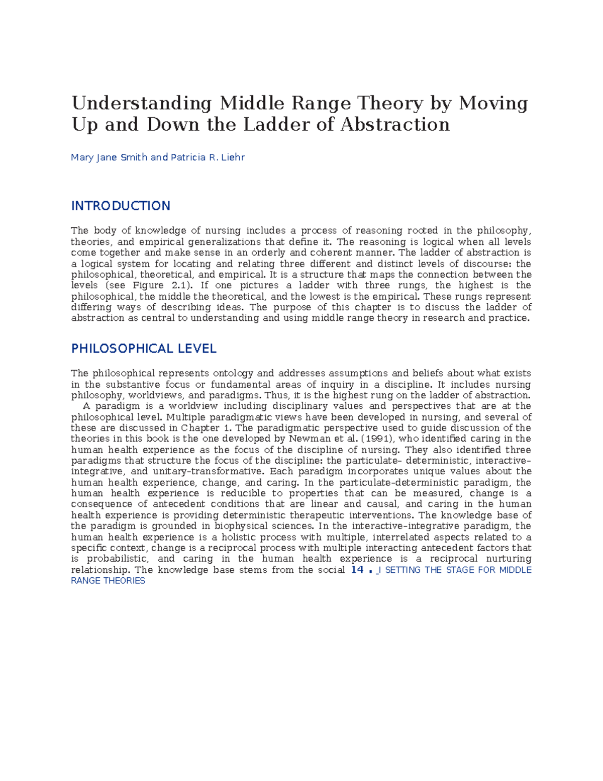 Understanding Middle Range Theories: Insights and Applications in ...
