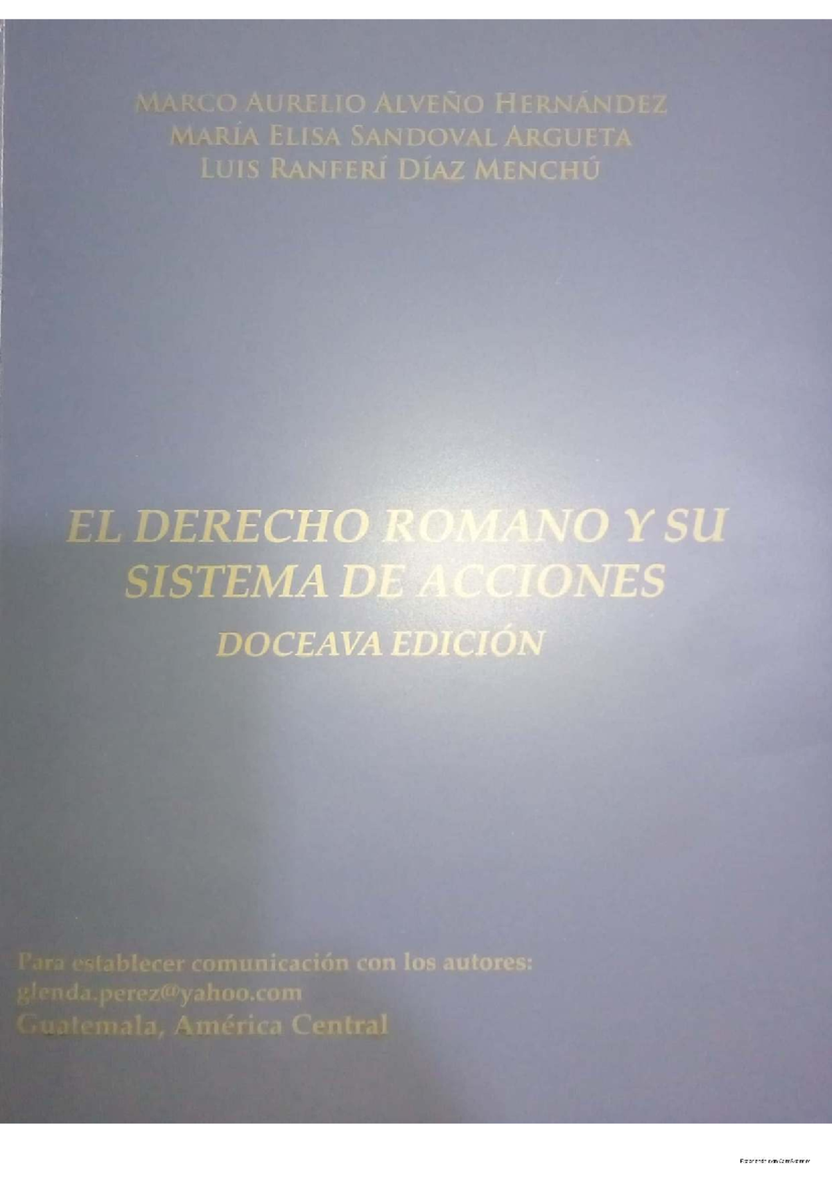 Derecho Romano: Sistema de Acciones - 12ª Edición - Document Preview