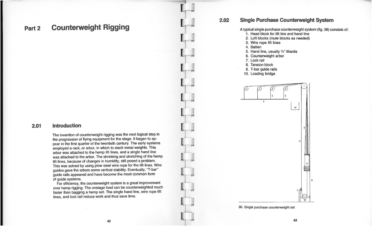 07 - Glerum Chapter 2 Notes on Single Purchase Counterweight Systems ...