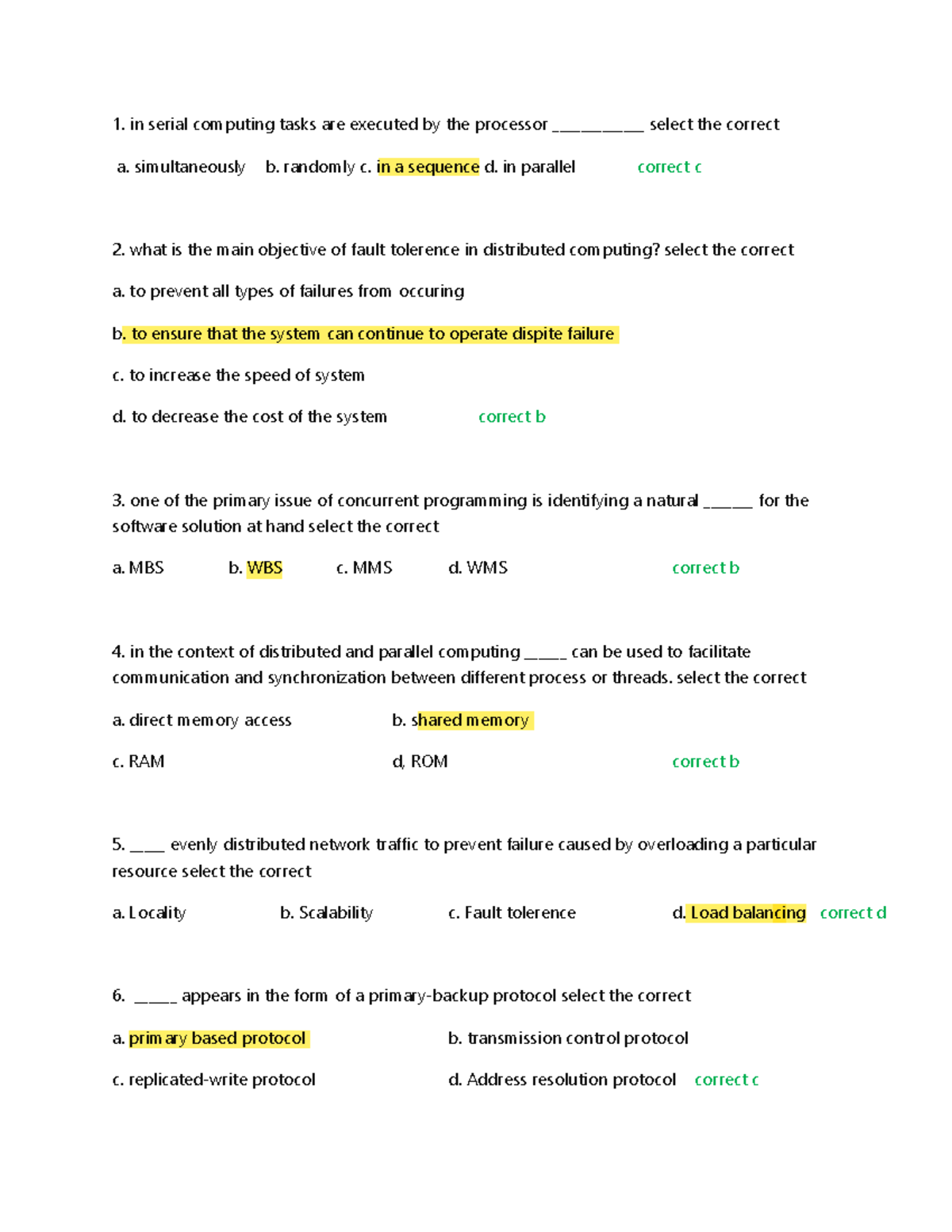CS621 Final Exam Notes: Serial and Parallel Computing Concepts - Studocu