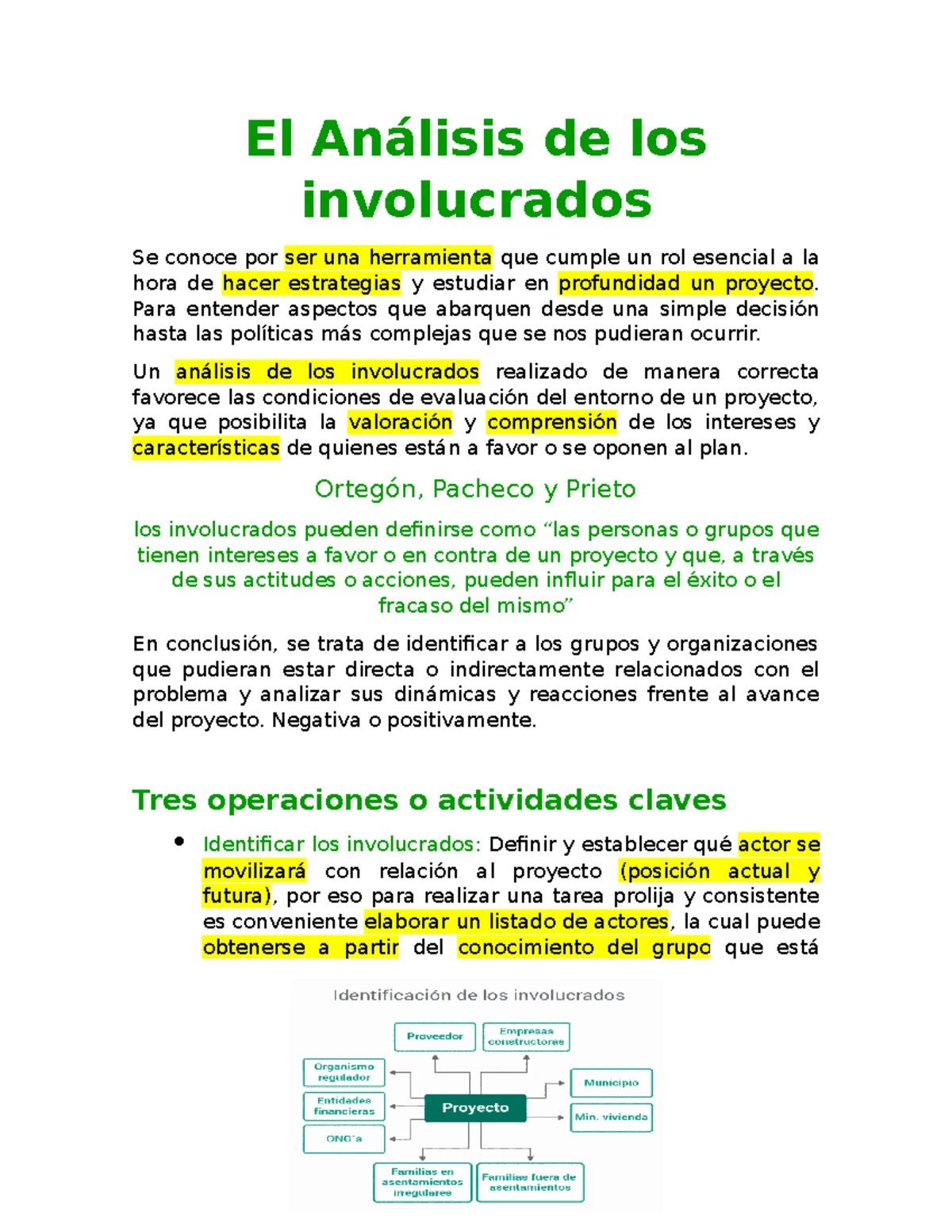 Políticas públicas M3 y M4 - Módulo 3 y 4 Análisis de los involucrados ...