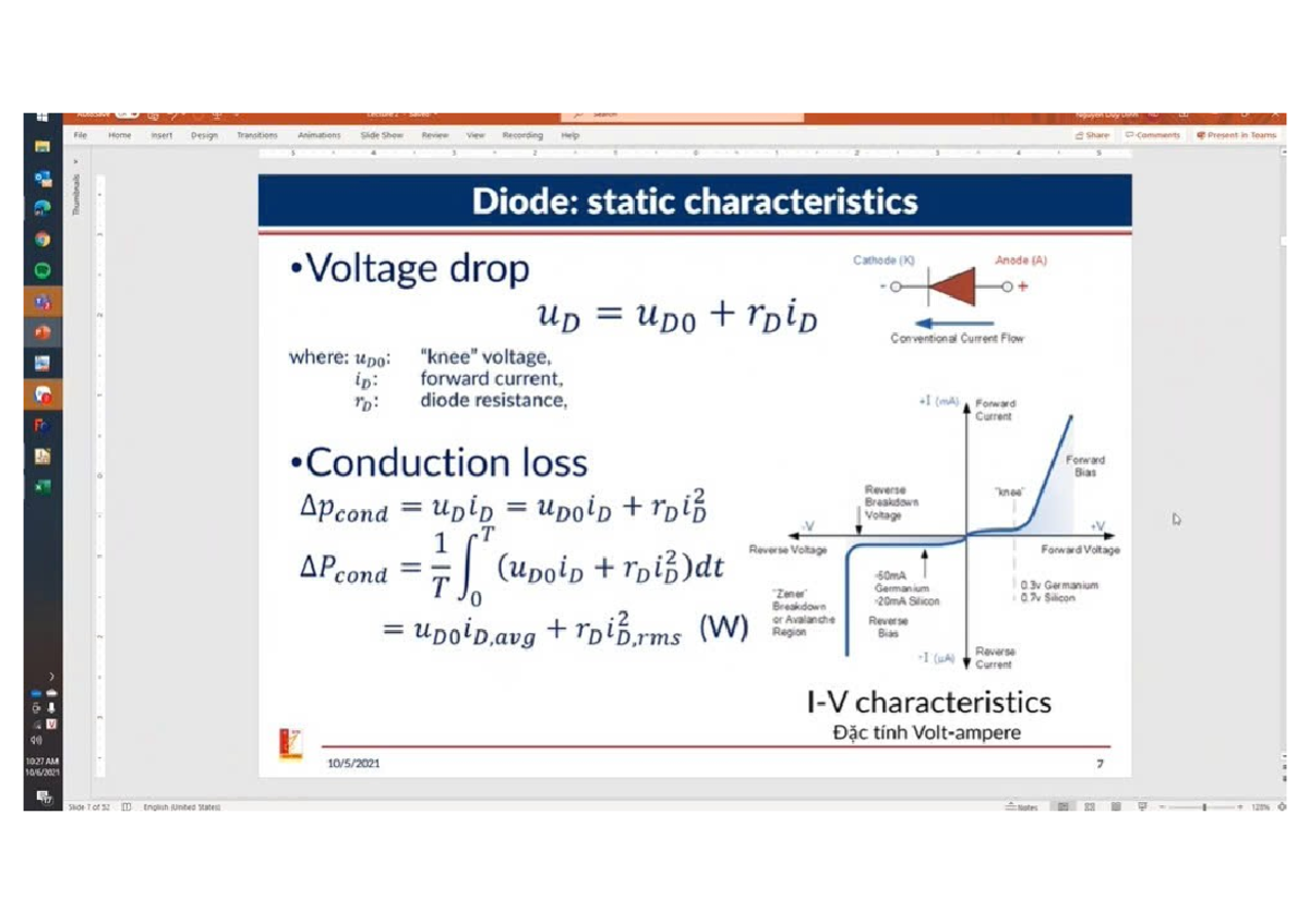 Diode Characteristics and Switching Analysis - EE 4 Final Exam Notes ...