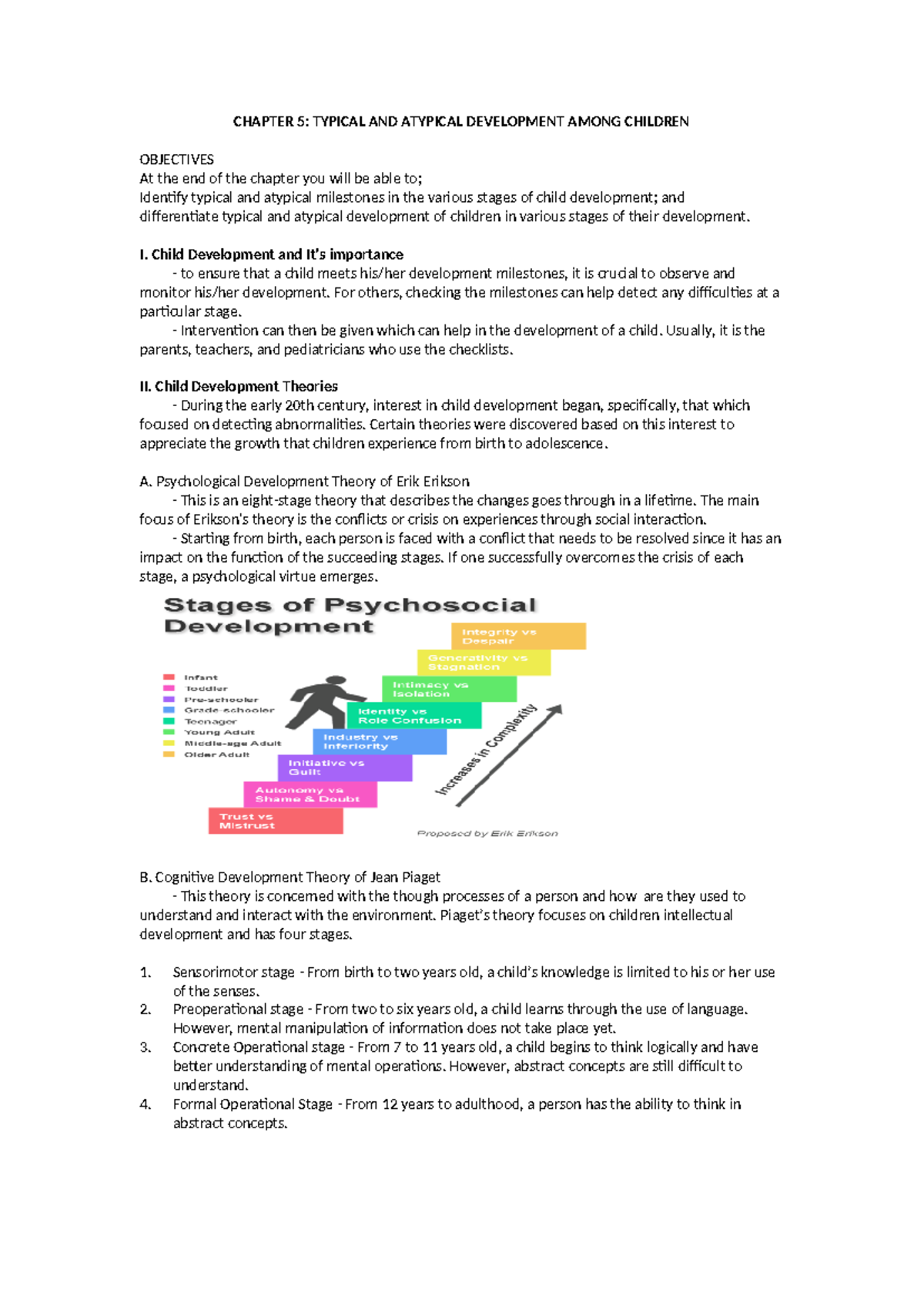 Typical AND Atypical Development Among Children - CHAPTER 5: TYPICAL ...