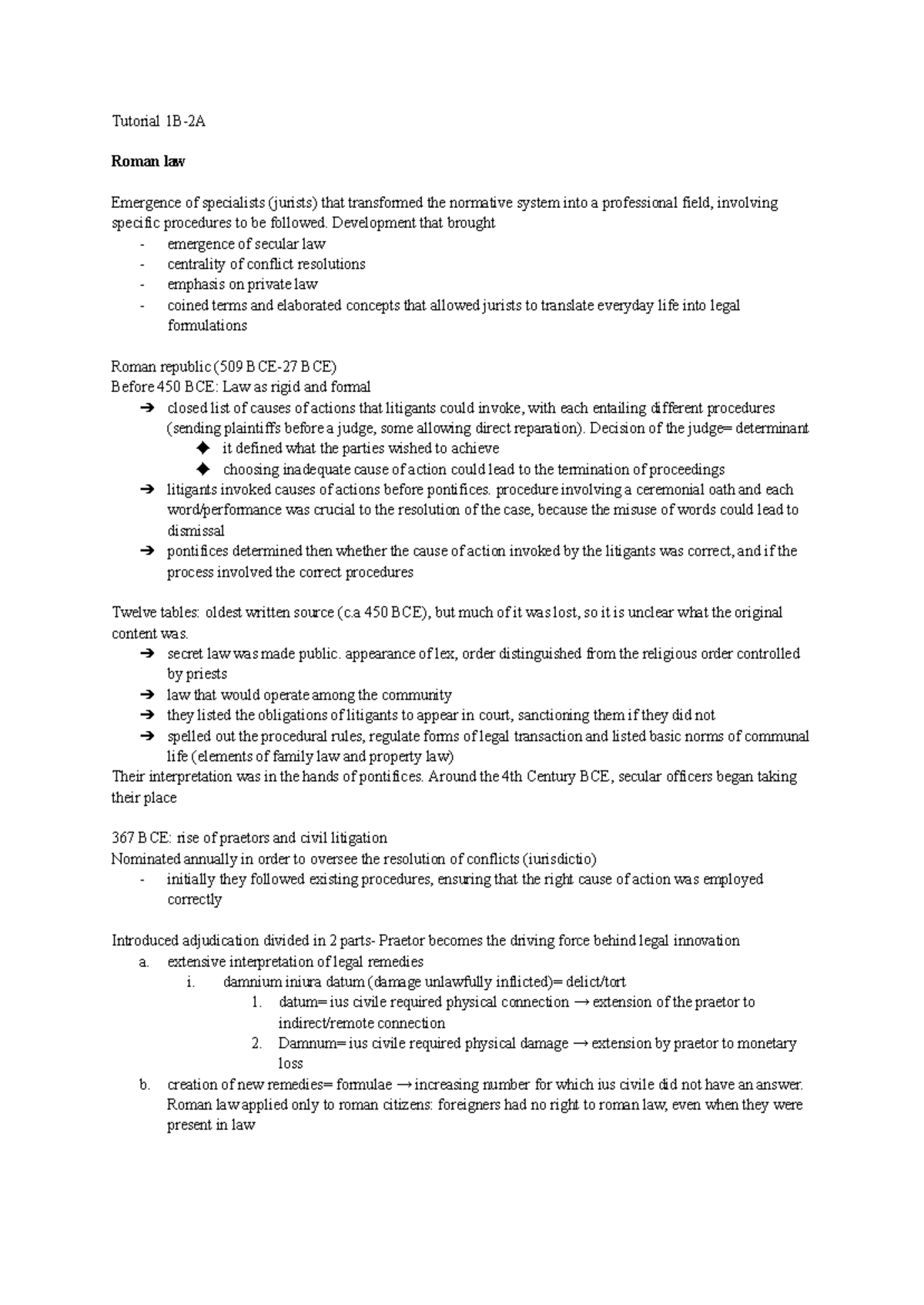 History 101: Foundations of Law - Emergence of Roman Jurisprudence and ...
