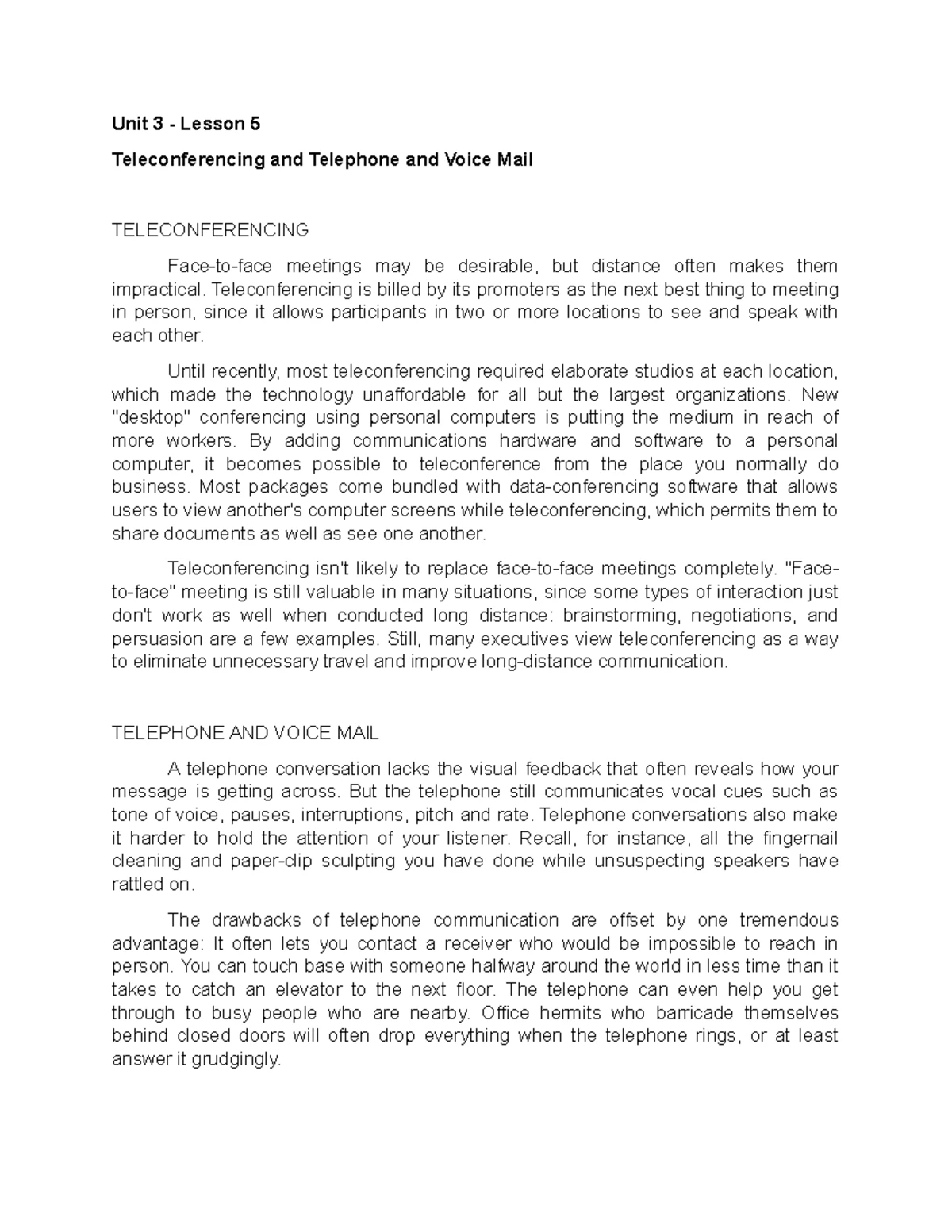 Unit 2: Intercultural Communication - Lesson 1 Overview on Culture ...