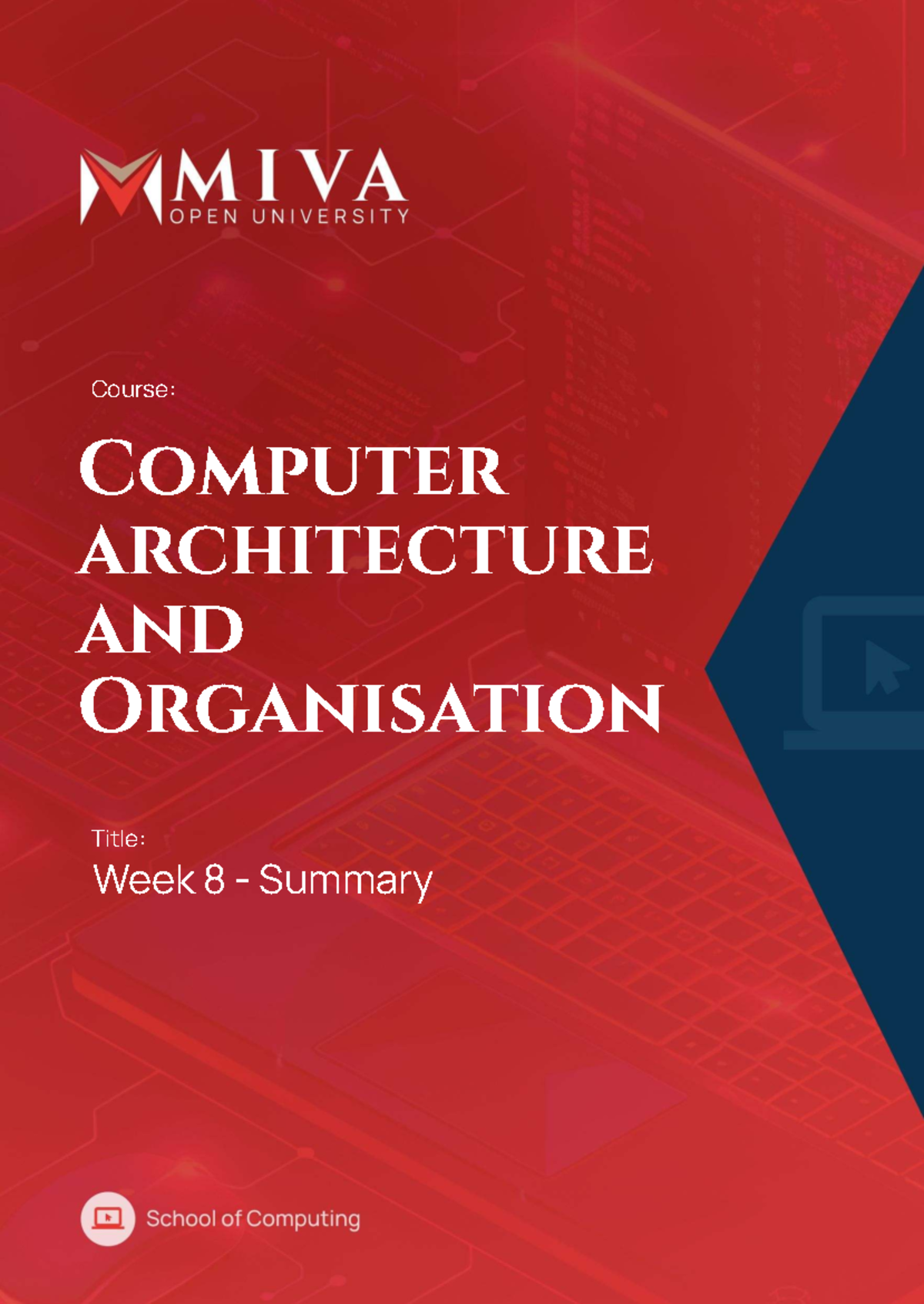 Week 8 Summary: System Buses in Computer Architecture - Studocu