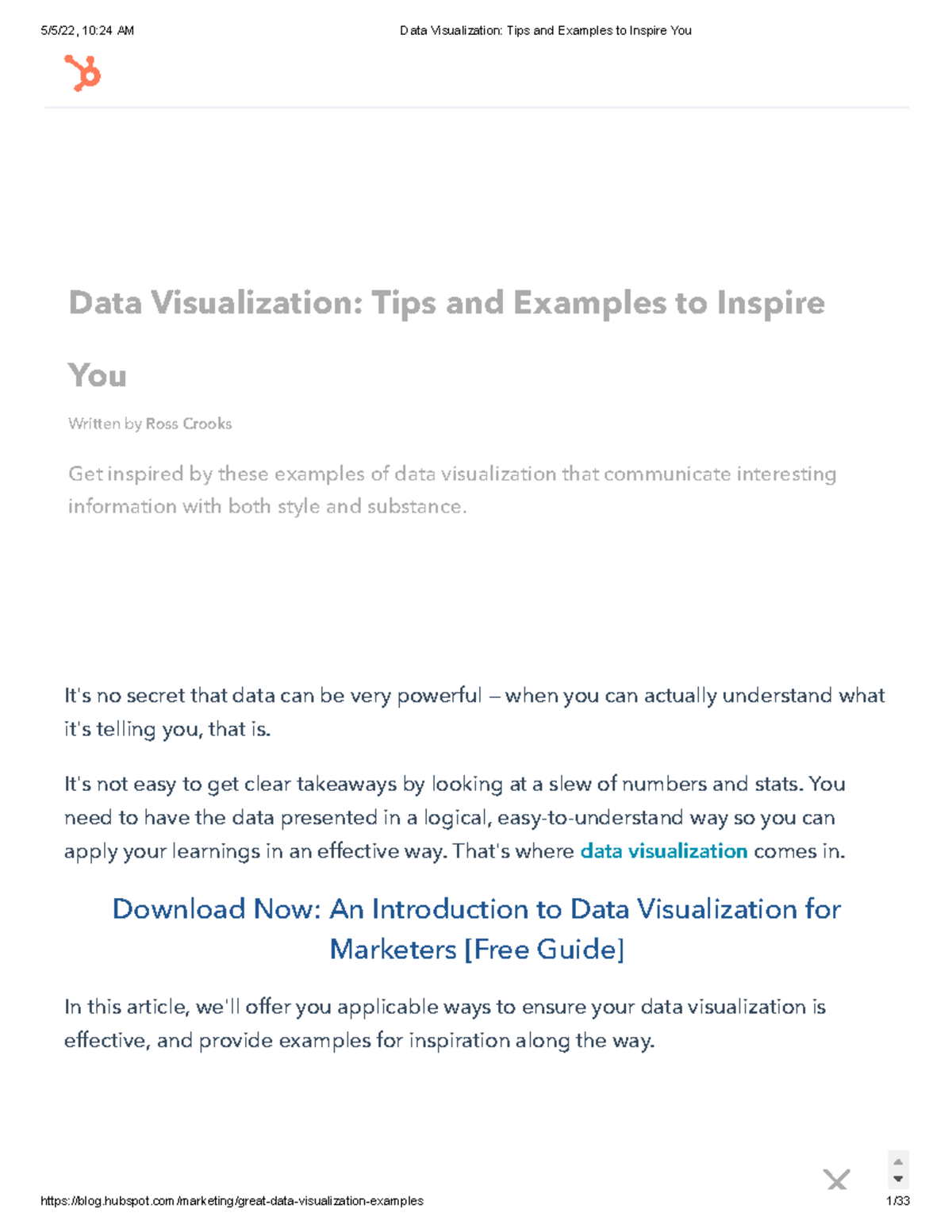 Data Visualization Tips and Examples to Inspire You - It's no secret ...