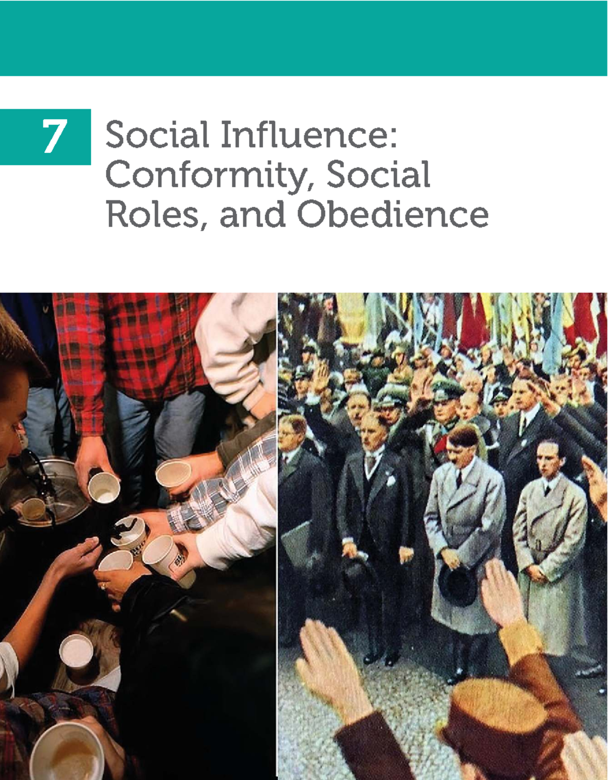 PSY 101: Chapter 7 - Social Influence: Conformity, Roles, and Obedience ...