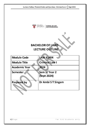 Public international Law brief structure - MODULE INFORMATION OVERVIEW ...