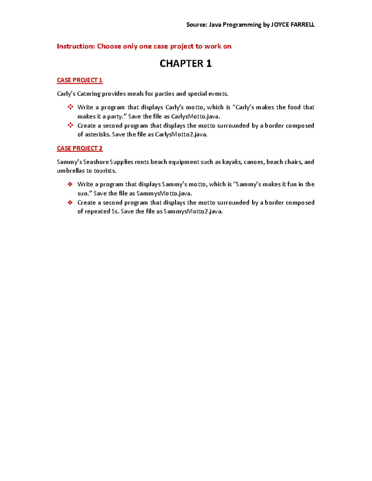 Catering & Rental Case Projects - PPBF15D - TTFKR8UIKUJMNBVCZAW - Studocu