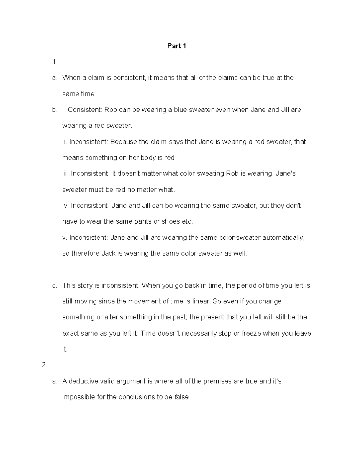 Knowledge and Reality Exam Notes for PHIL 101 - Studocu
