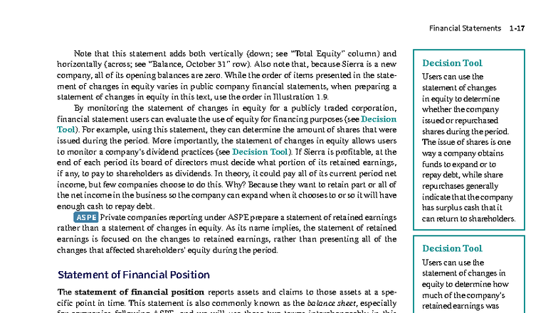 Financial Statements Overview - Biz 2257 Textbook - Studocu