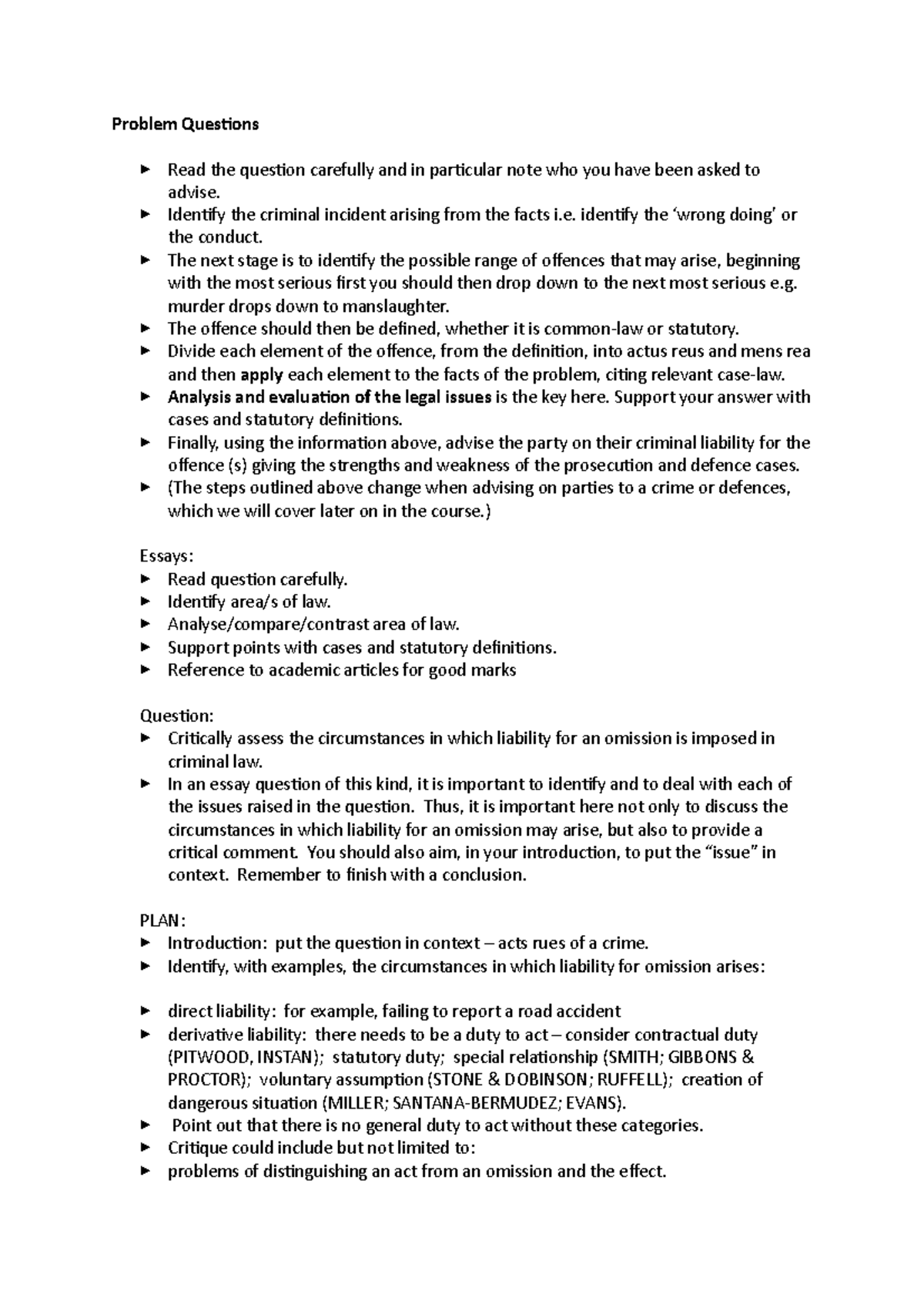 Problem Questions - Problem Questions Read the question carefully and ...