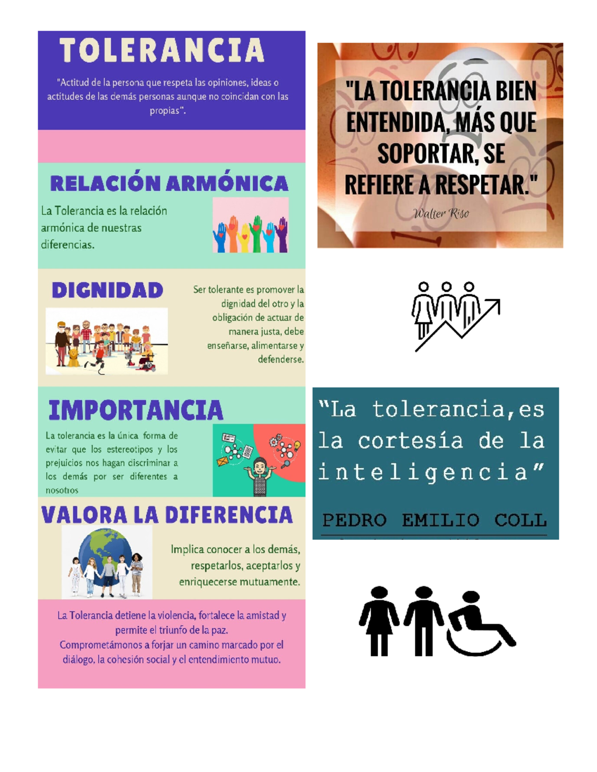 Infografía sobre la Tolerancia y su Importancia en la Sociedad - Studocu