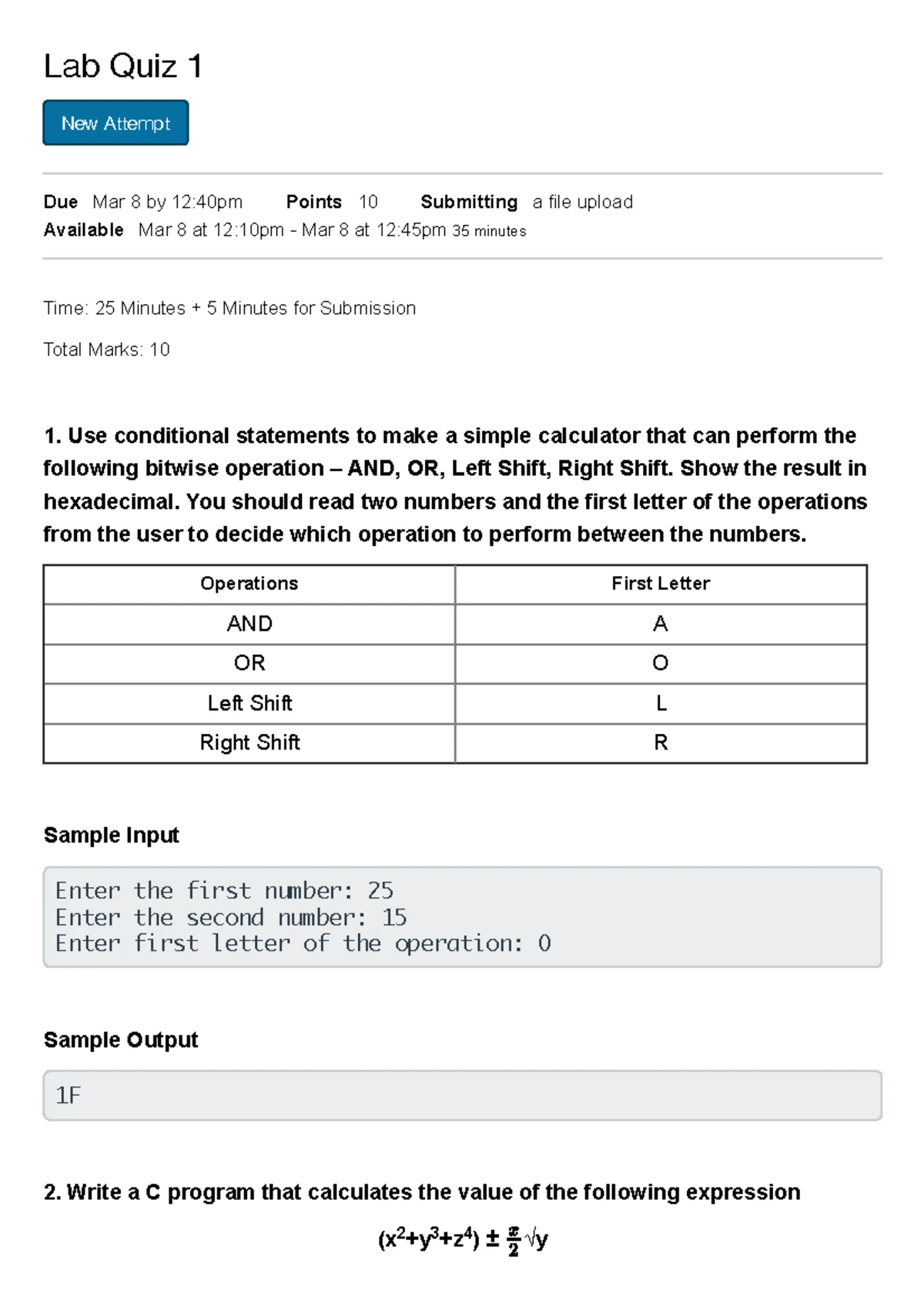 CSE115 CO - Course Outline - Course Objective and Outcome Form ...