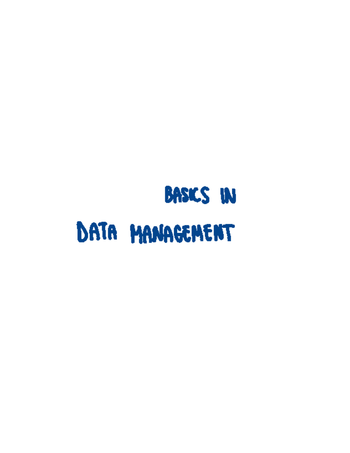 BASICS IN DATA MANAGEMENT: CH1 INFO SYSTEM & BUSINESS PROCESSES - Studocu
