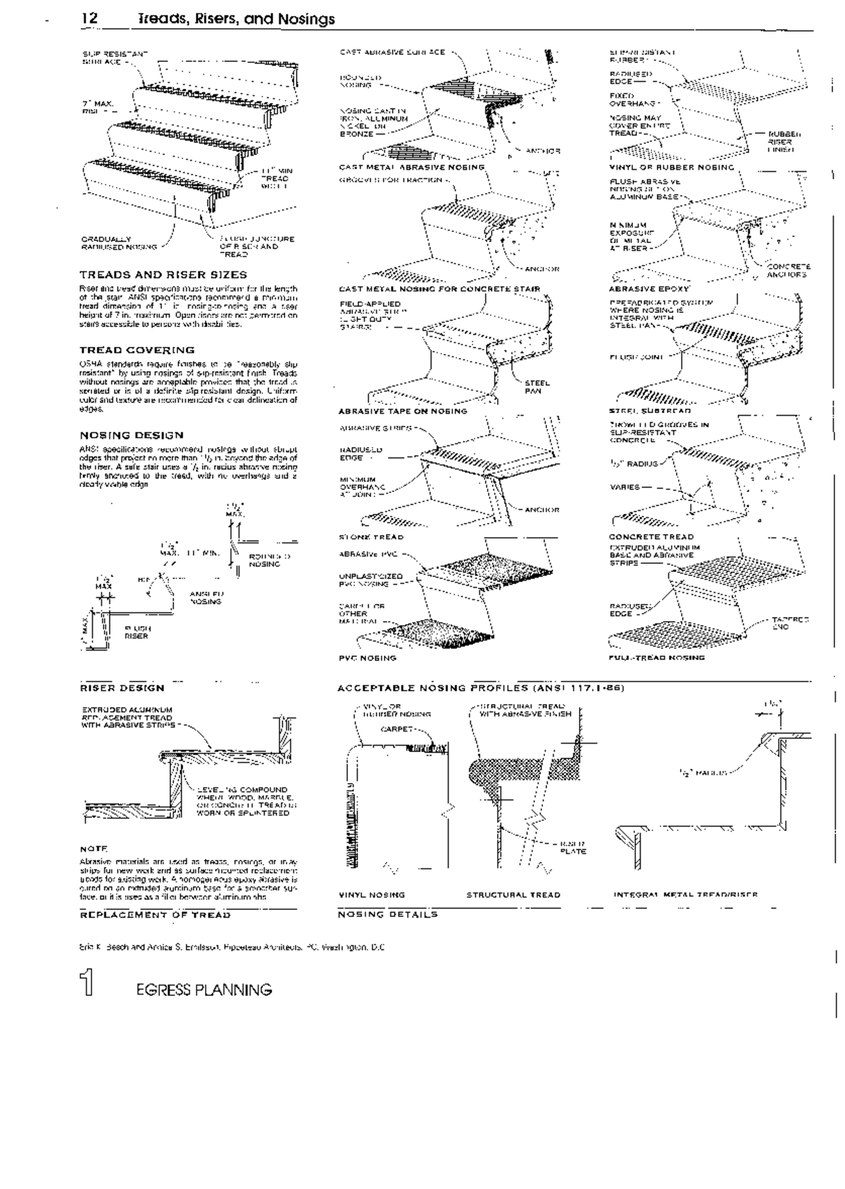12 Treads, Risers, and Nosings: Safety Standards and Specifications ...