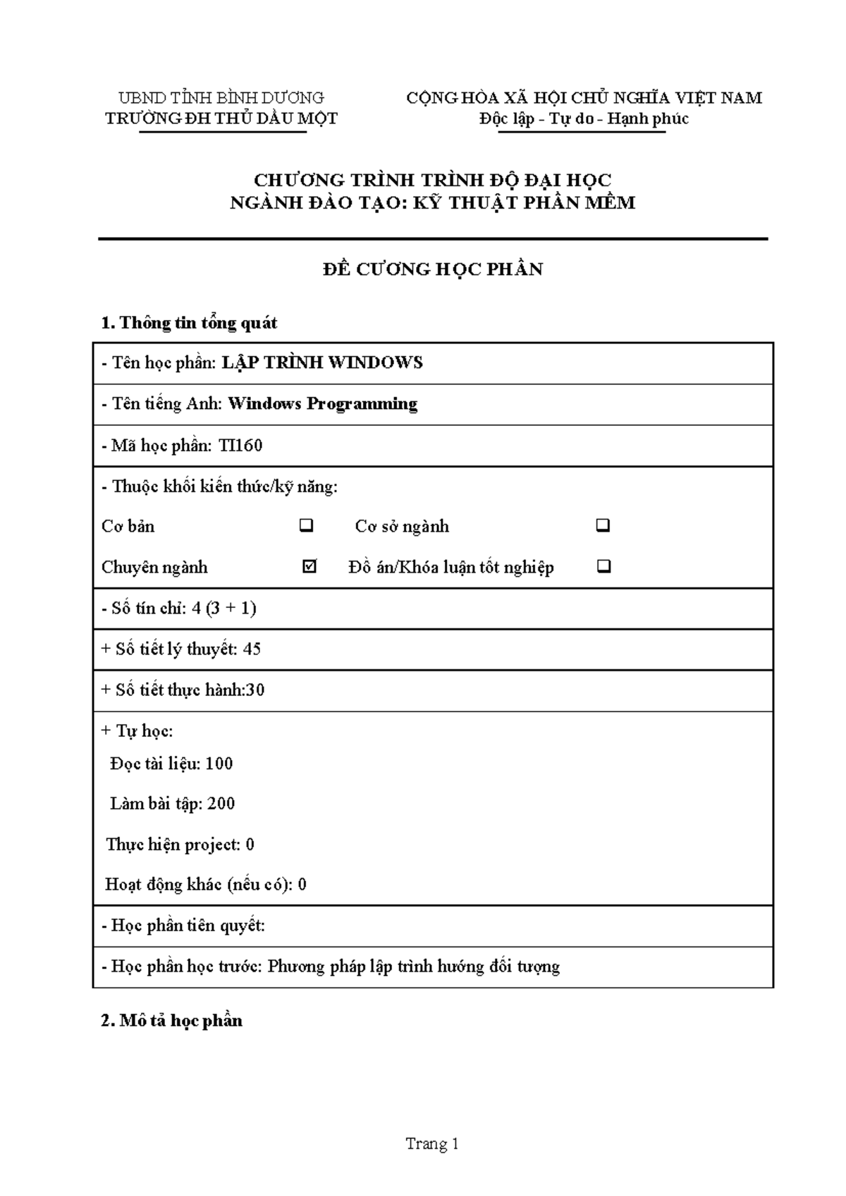 26 DE Cuong HOC PHAN Lap Trinh Windows AUN 09 01 2019 - UBND TàNH BÌNH ...