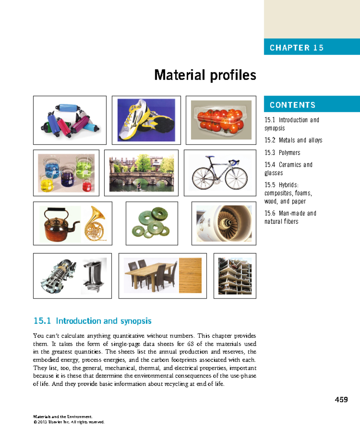 Chapter 15: Comprehensive Material Profiles and Properties Analysis ...
