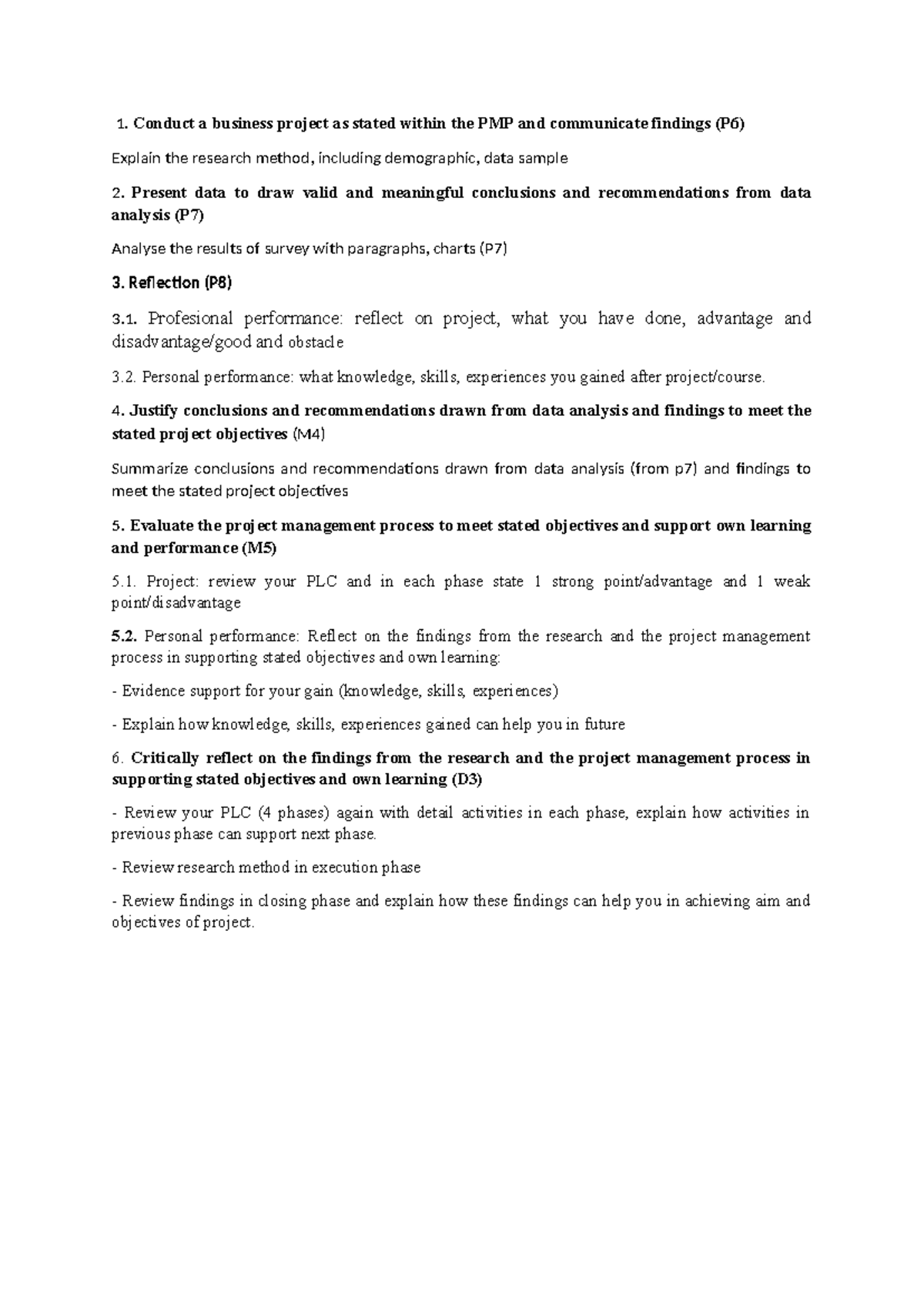 MSBP A2: Business Project Analysis and Reflection Guide - Studocu