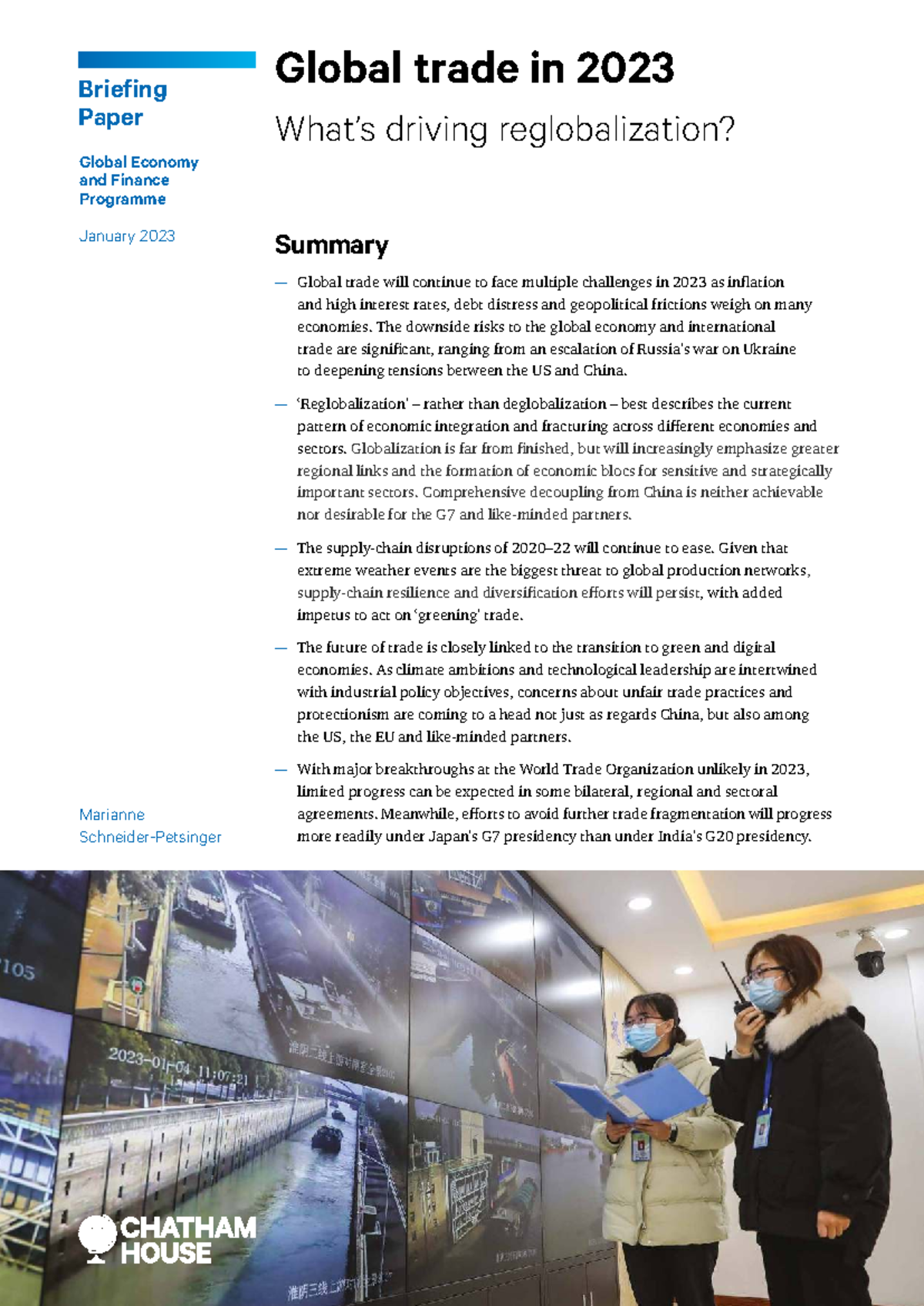 Global Trade in 2023: Analyzing Reglobalization Trends and Challenges ...