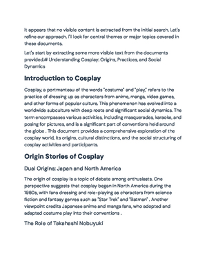 Understanding the Evolution and Elements of Anime and Manga Cosplay ...
