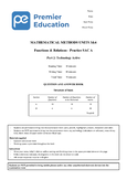 Practice materials for Studying Math Methods Unit 3 and 4 in VCE ...