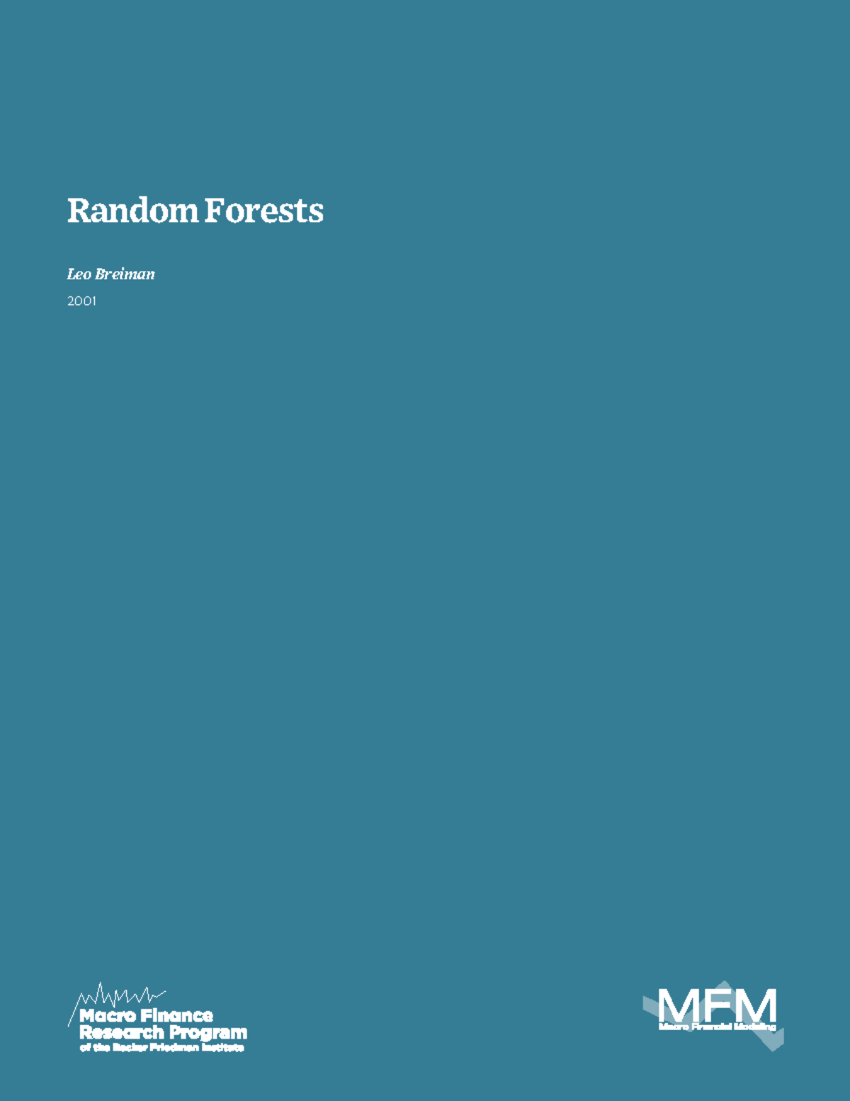 Random Forests: Insights and Applications in Machine Learning (CS 101 ...