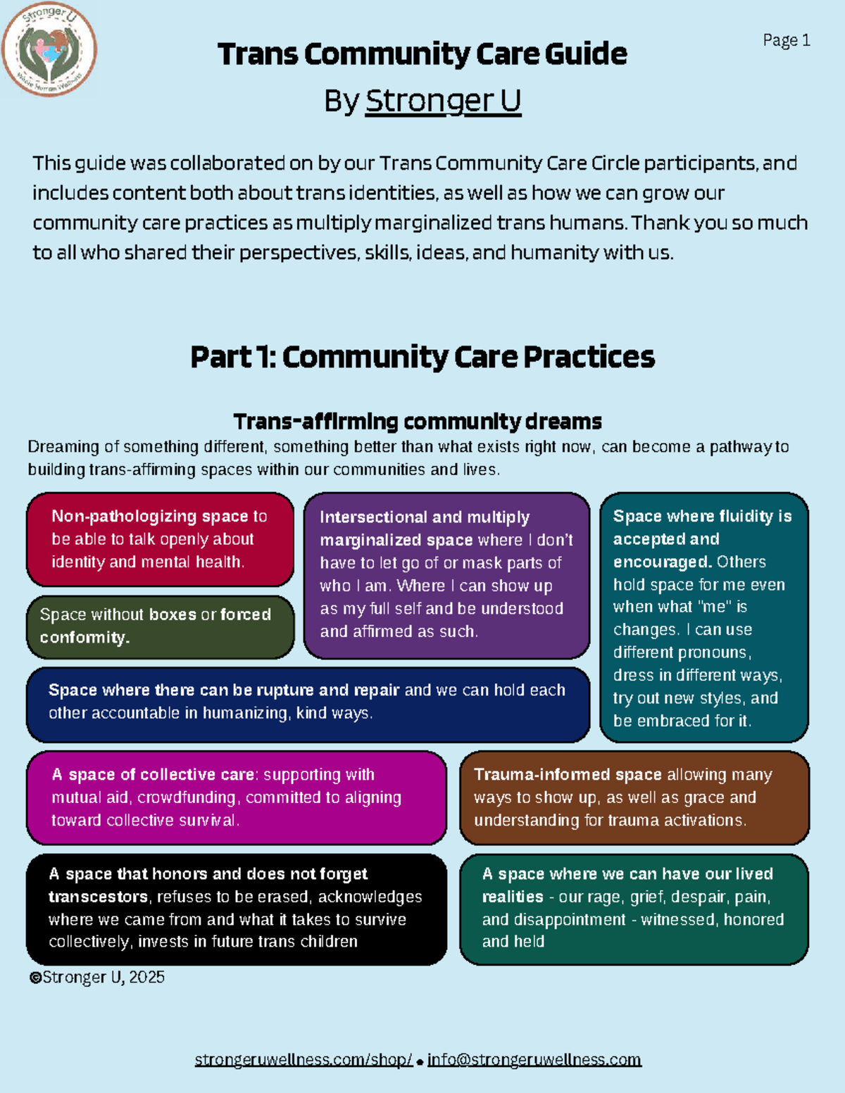 Trans Community Care Guide: Building Support for Marginalized Voices ...