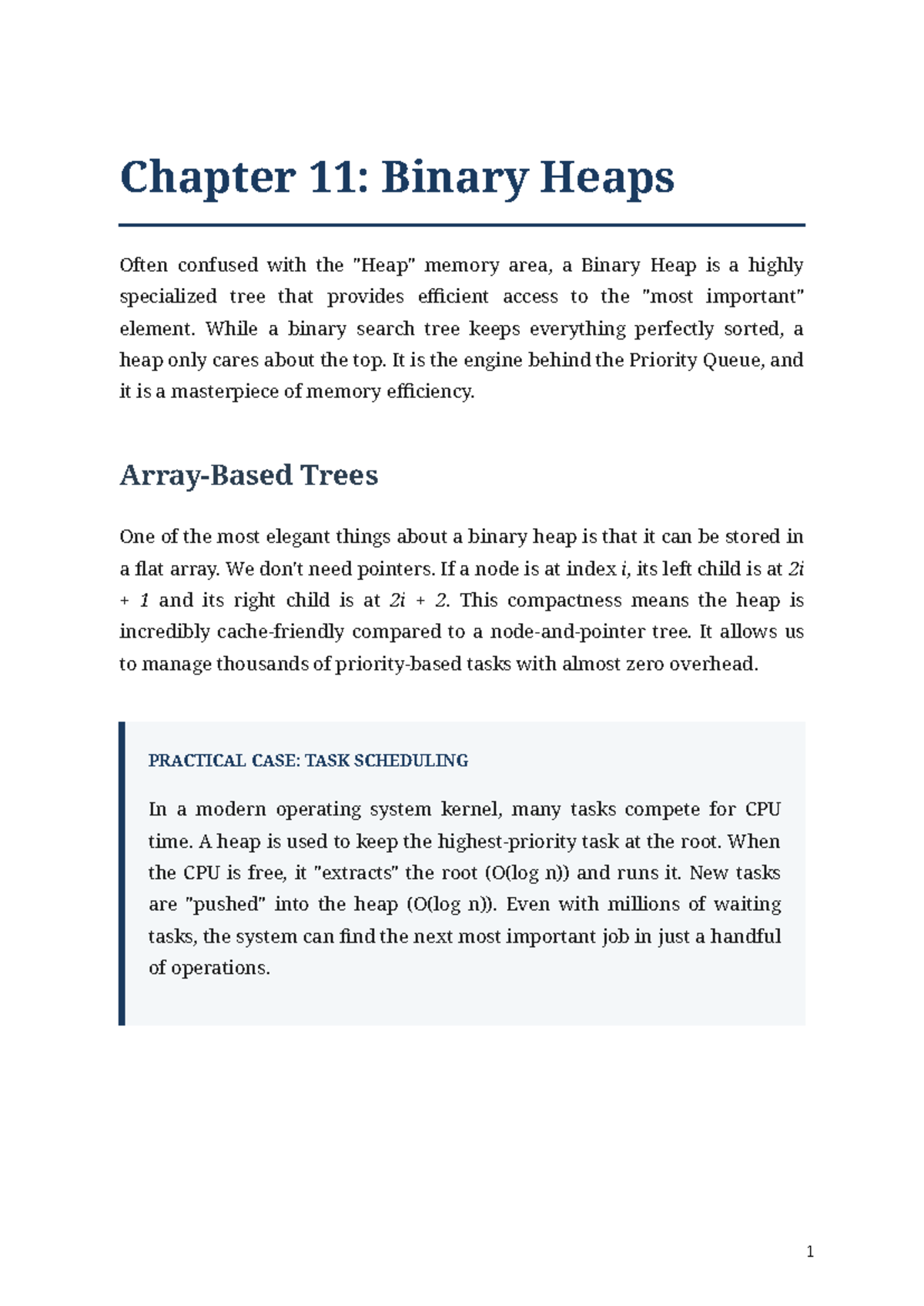 Chapter 11: Binary Heaps - The Art of Partial Order in Data Structures ...