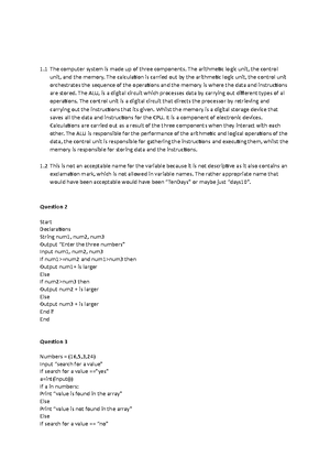 [Solved] Write a report that covers the following topics 1 Explain a ...