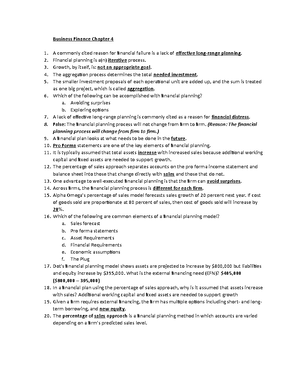 Business Finance Chapter 6 Notes - Business Finance Chapter 6 Notes ...