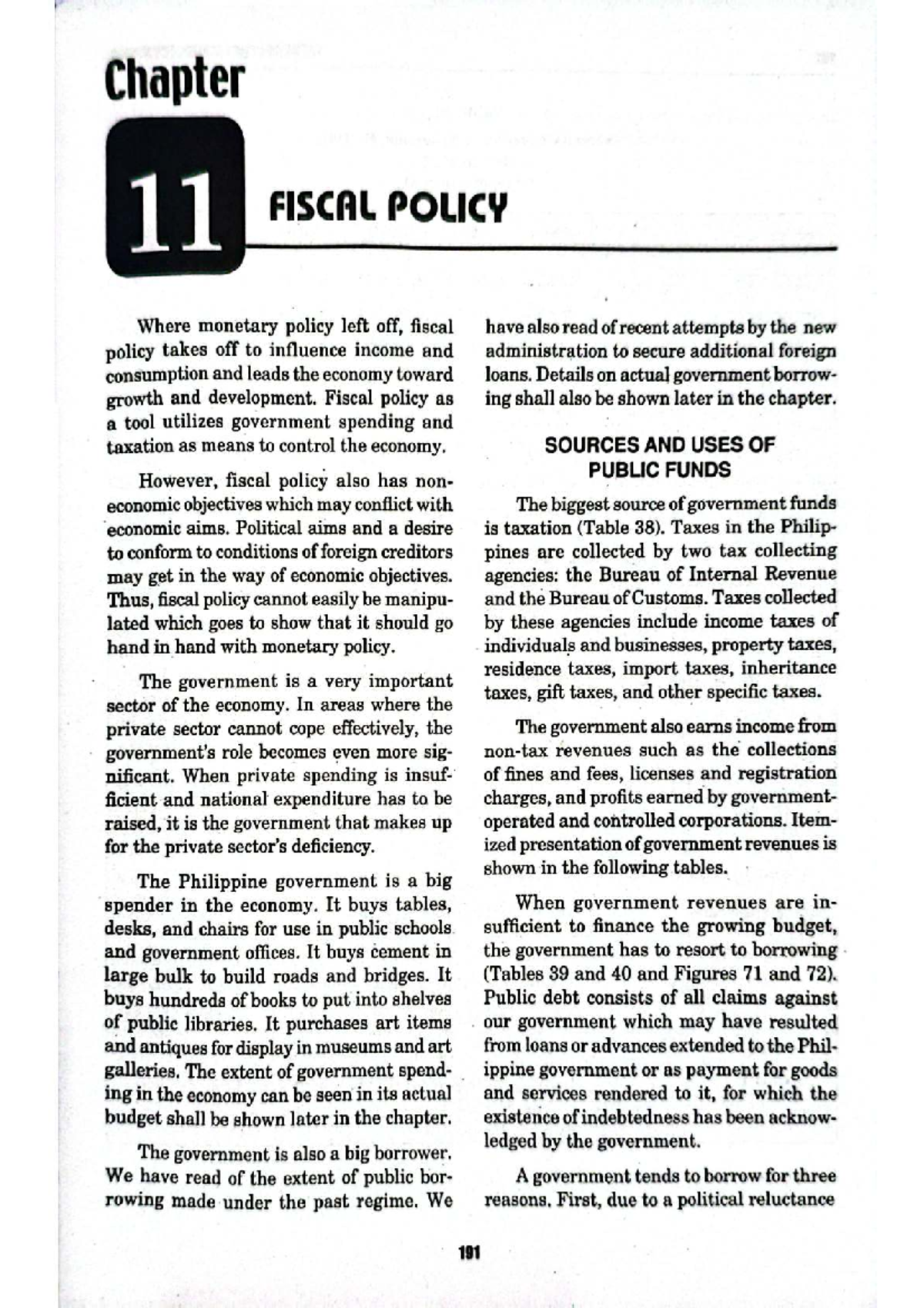 Chapter 11: Fiscal Policy in Macroeconomics - Studocu