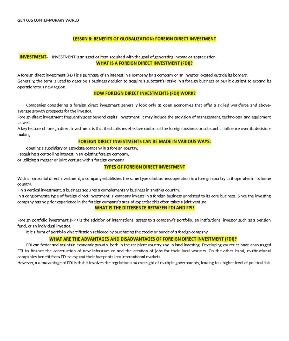 BES 026: Dynamics of Rigid Bodies Problem Set 2 - Rotational ...